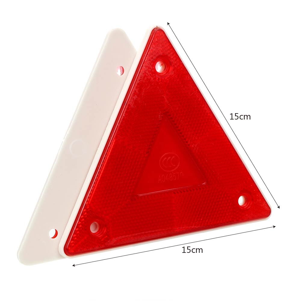 Triangle de sécurité réfléchissant (2 pièces)