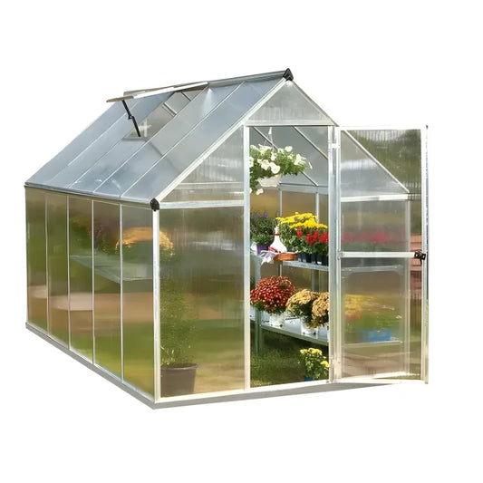 Serre fixe en polycarbonate double parois 5.7 m²