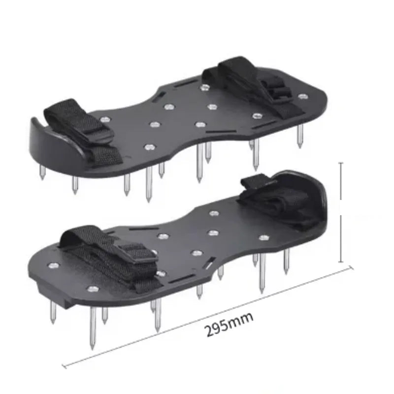 Patins aérateur de pelouse