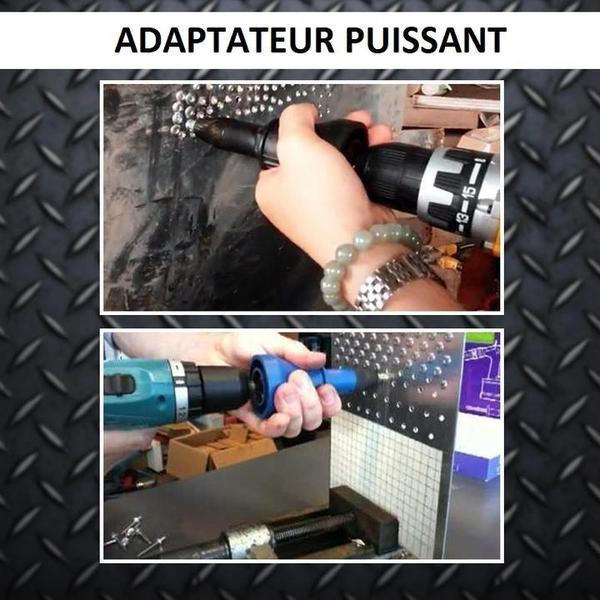 Adaptateur pour pistolet à rivet