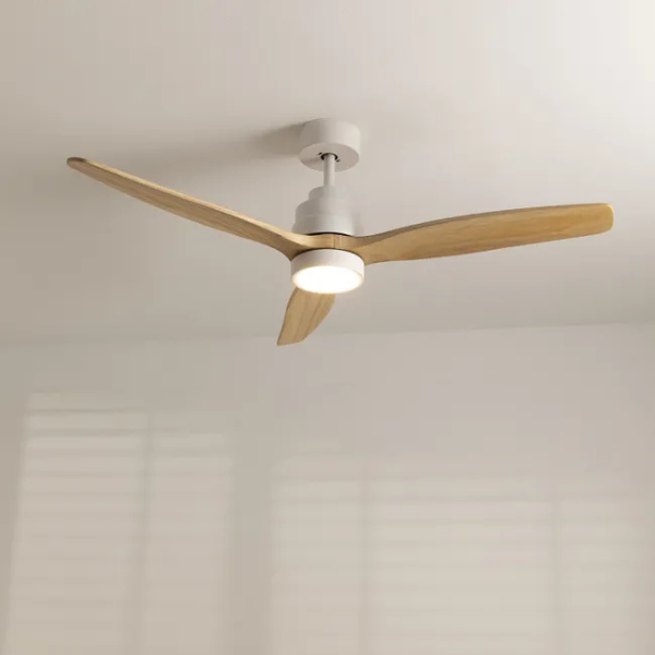 Ventilateur de Plafond Fonction réversible hiver 40W Silencieux Ø132 cm - Avec lumière et télécommande