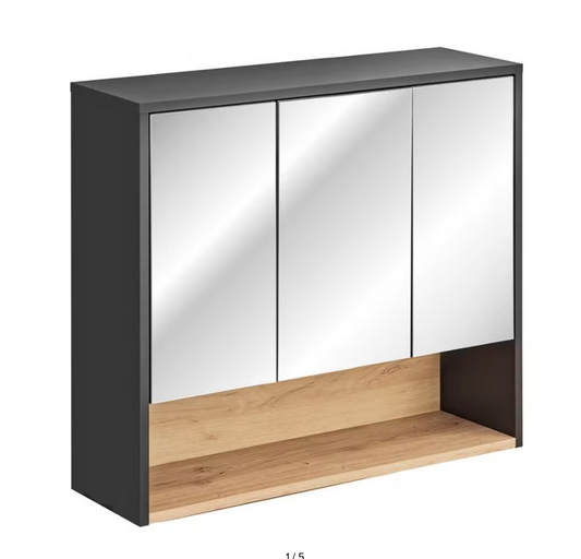 Armoires de toilette gris
