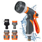 Pistolet d'arrosage haute pression 8 modes