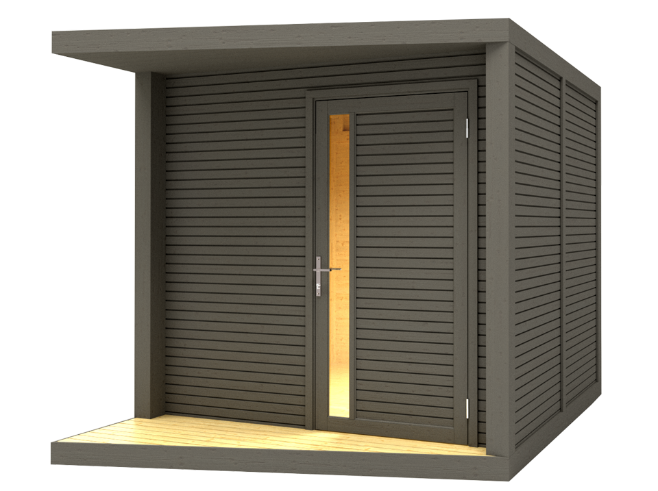 Abri de jardin NERIS Gris Anthracite – 237×297 cm