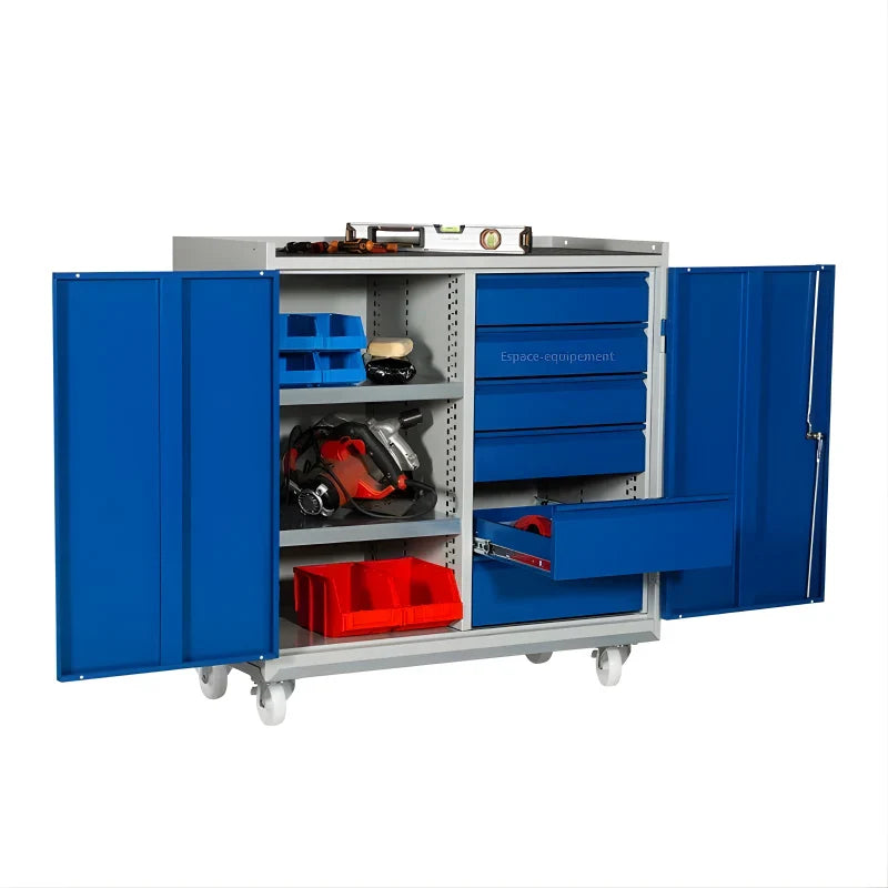 Armoire atelier mobile 2 portes