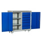 Armoire atelier mobile 2 portes