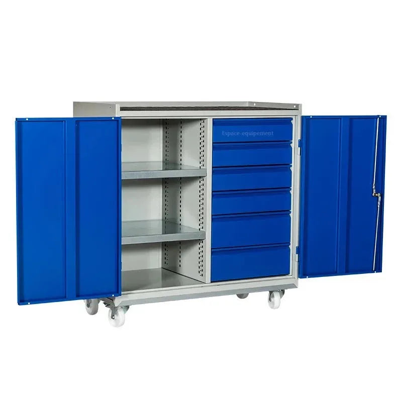 Armoire atelier mobile 2 portes