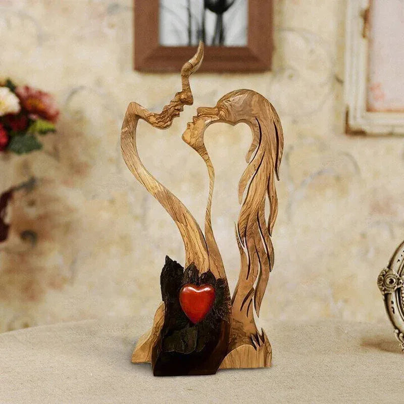 Ornements de décoration en bois love eternal