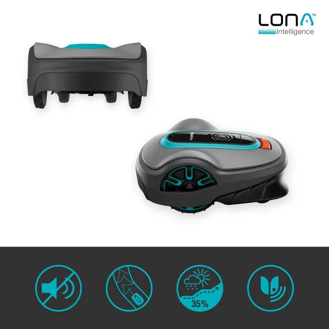 Robot tondeuse connecté GARDENA smart sileno life 19703-66 wifi, 1250 m²