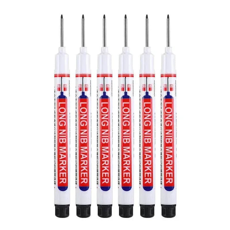 Ensemble de stylos marqueurs à tête longue 6pcs