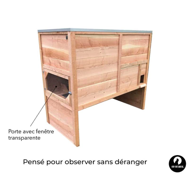 Poulailler 10 poules et 2 rongeurs modèle Brahma