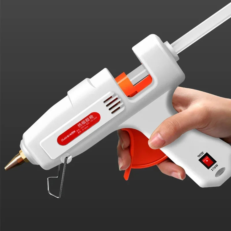 Pistolet à colle chaude 80w + 5 bâtonnets