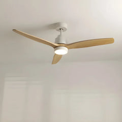 Ventilateur de plafond fonction réversible hiver 40W silencieux Ø132 cm - Avec lumière et télécommande