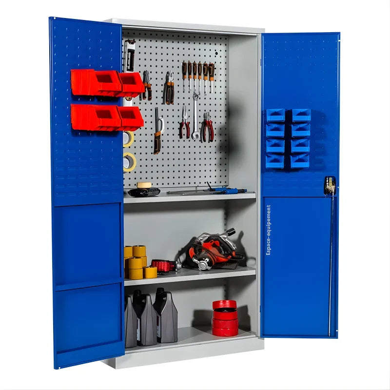 Armoire atelier pour outils et bacs à becs