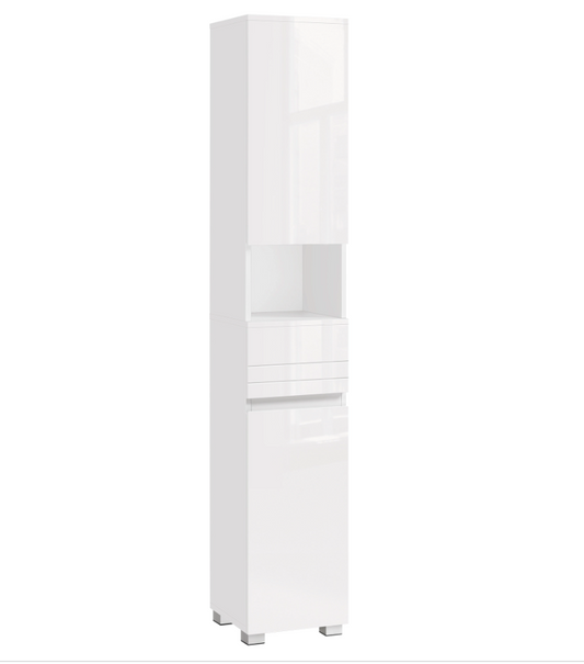 Meuble rangement colonne de salle de bain réglable