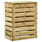 Bacs à compost, 4 pcs, bois de pin, 80x50x100 cm