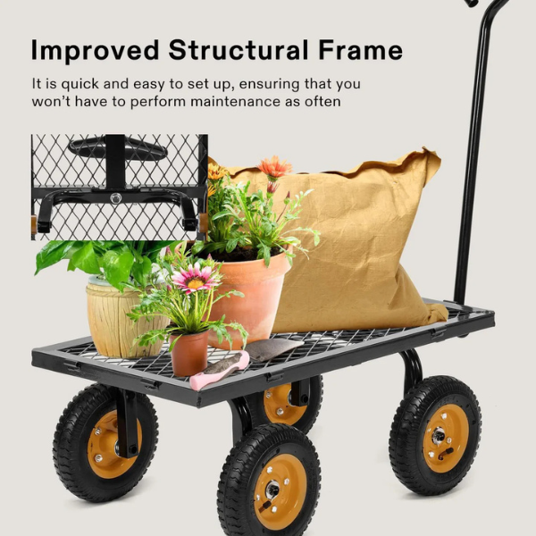Chariot de Jardin Métal 300kg