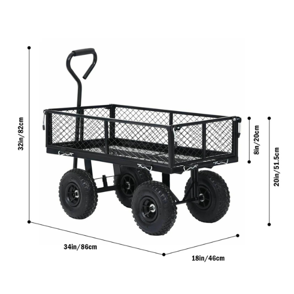 Chariot de Jardin Métal 300kg