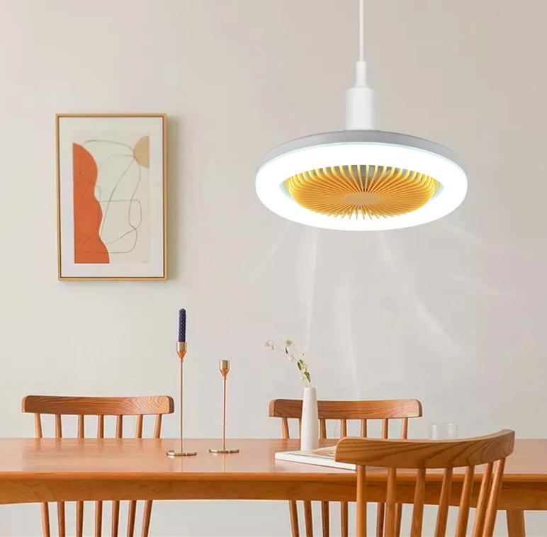 Ventilateur de plafond moderne à led