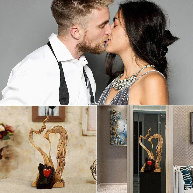 Ornements de décoration en bois love eternal