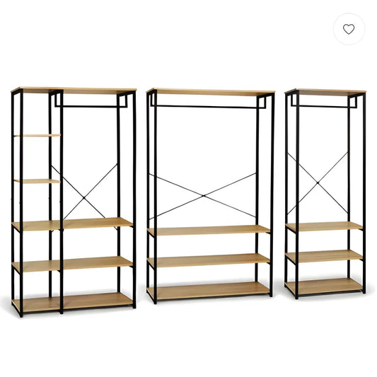 Dressing grande capacité modulable xxl design industriel