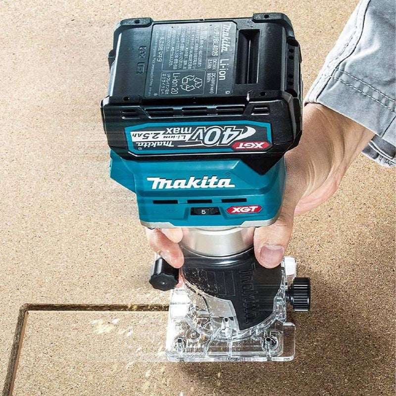 Affleureuse 40V max 35 mm XGT MAKITA RT001GZ10 - Machine nue