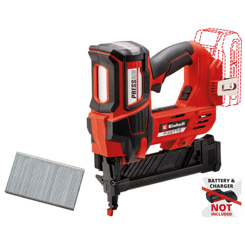 Agrafeuse sans fil 18V, 60 coups/min EINHELL FIXETTO 18/38 S Power X-Change - machine nue