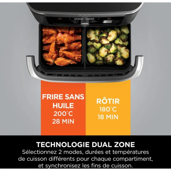 Friteuse sans huile Ninja Foodi Flex 10,4 L AF500EU