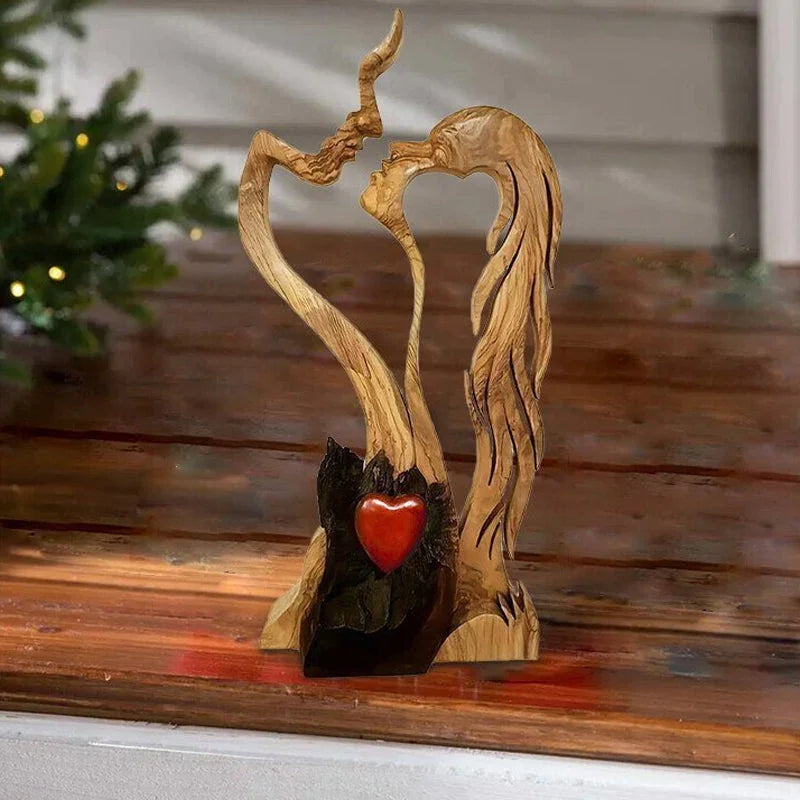 Ornements de décoration en bois love eternal