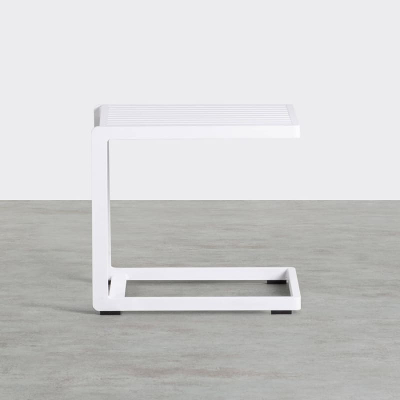 Table d’appoint en aluminium