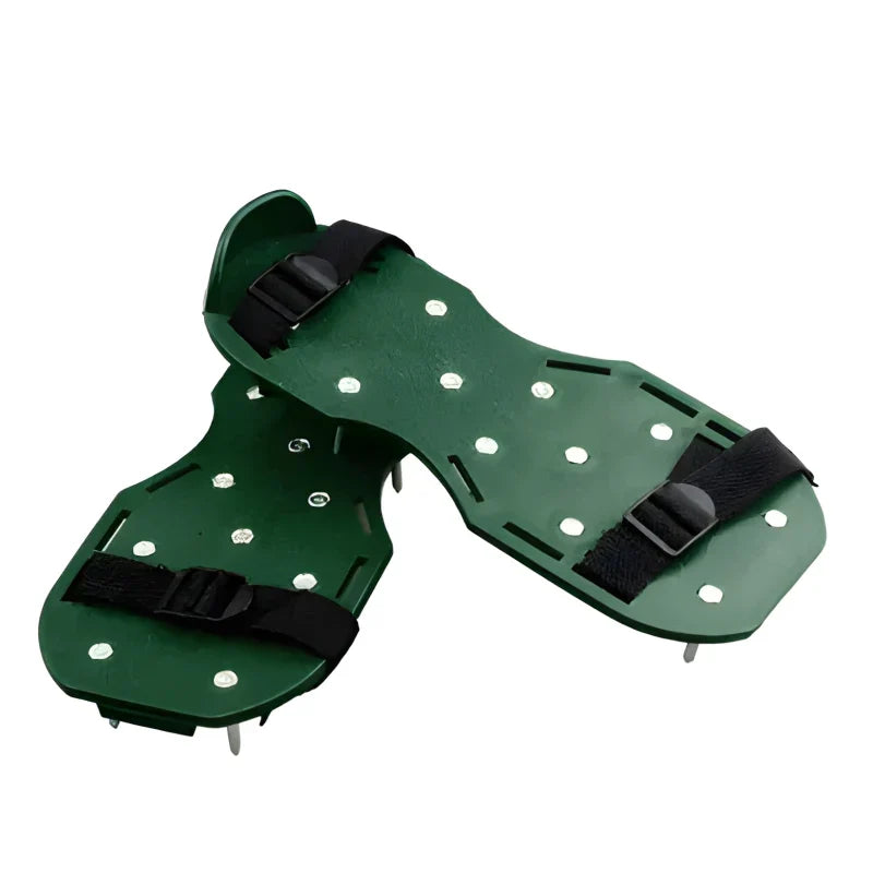 Patins aérateur de pelouse