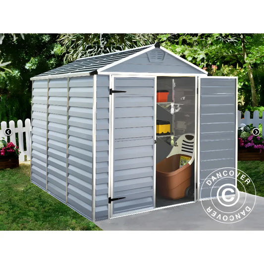 Abri de jardin en polycarbonate 1,85x2,29x2,17m