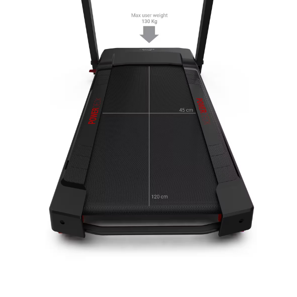 Tapis de course RUN100E, Compact et Connecté, 14 km/h, 45x120 cm