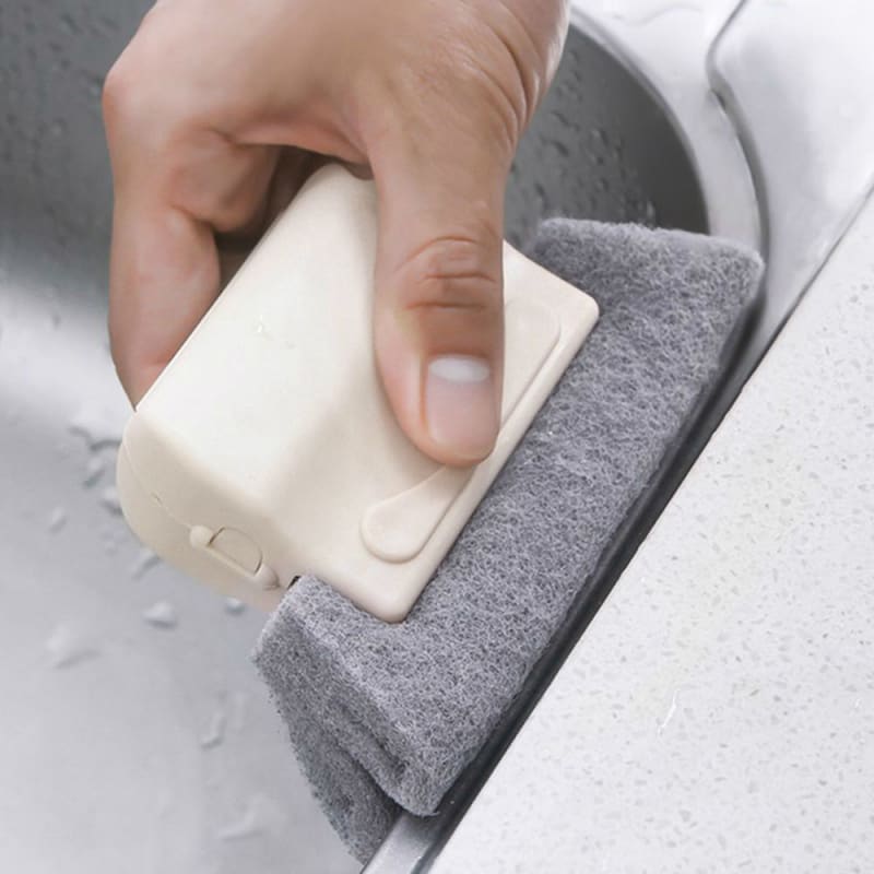 Brosse de nettoyage magique pour rainures de fenêtre
