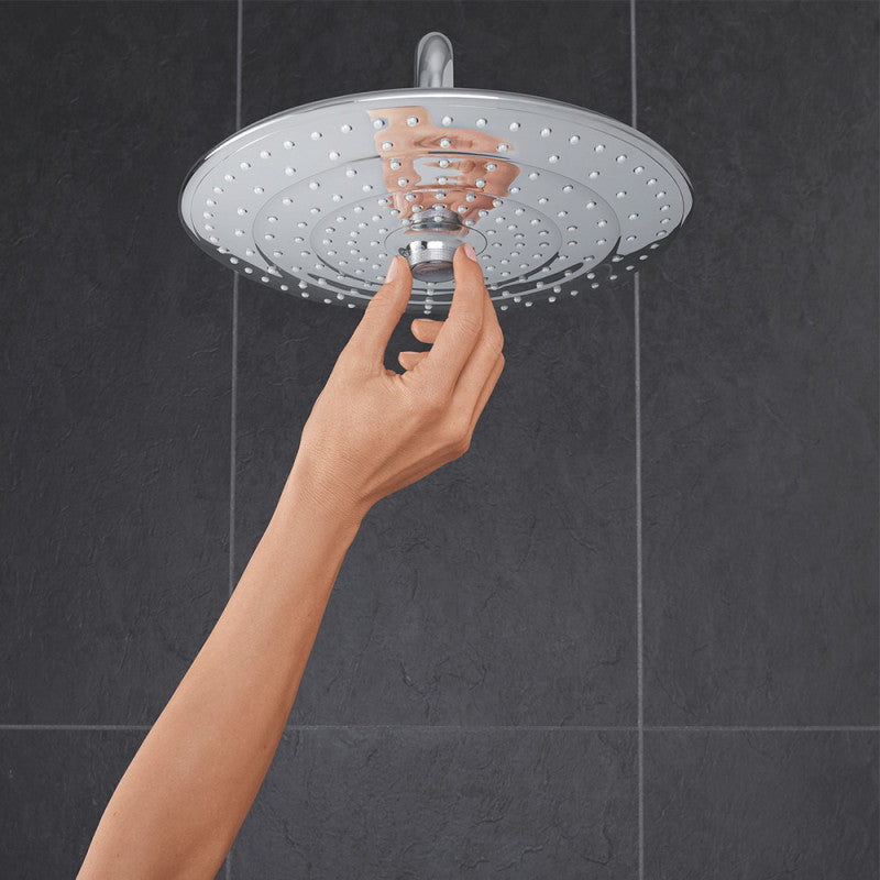 Colonne de douche thermostatique VITALIO SYSTEM 260 GROHE 26403002 tête Ø 26 cm + douchette 3 jets - chrome