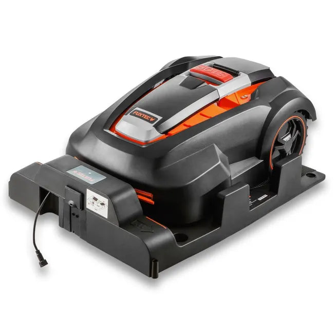 Robot tondeuse FUXTEC FX-RB224 jusqu’à 1000m² – capteur de pluie et de choc