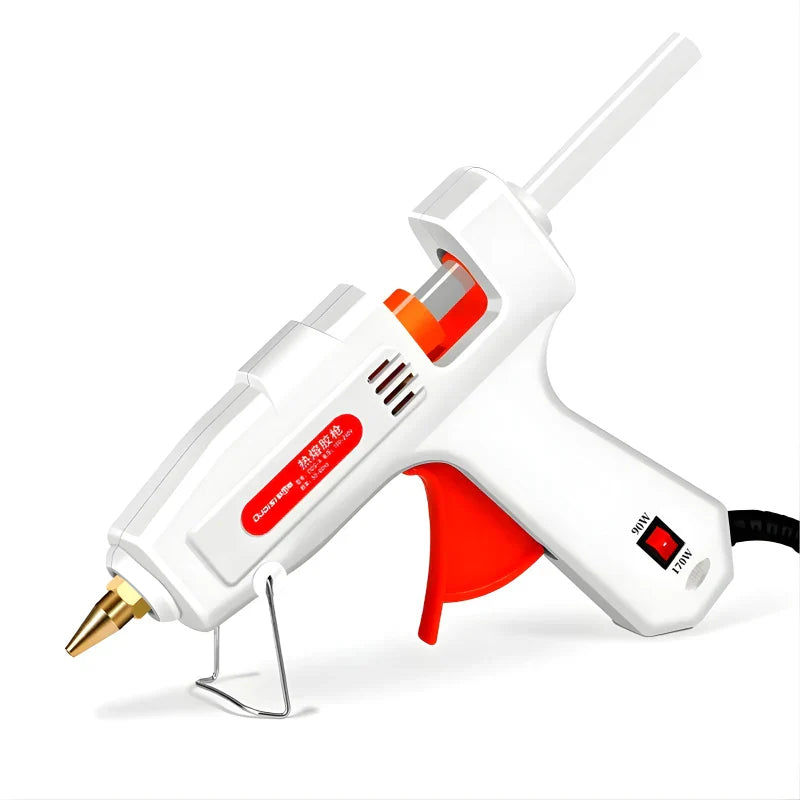 Pistolet à colle chaude 80w + 5 bâtonnets