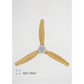 Ventilateur de Plafond Fonction réversible hiver 40W Silencieux Ø132 cm - Avec lumière et télécommande