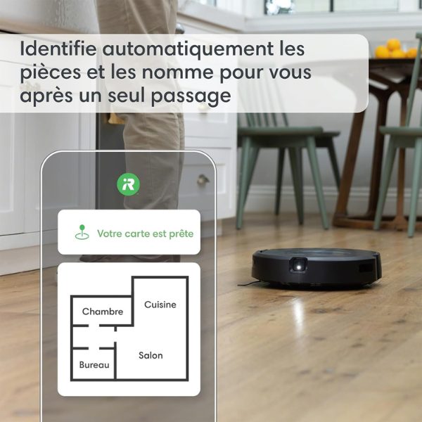 iRobot Roomba Combo j5+ - Robot Aspirateur Laveur 2en1 connecté