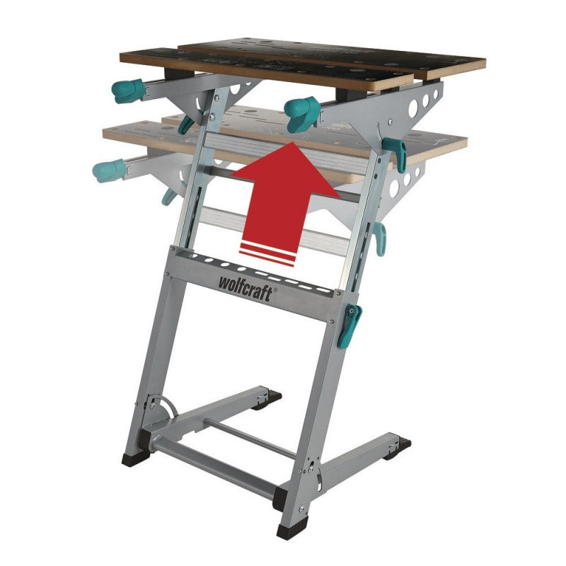 Etabli WOLFCRAFT MASTER 700 2 en 1  serrage & support machine