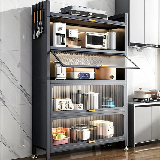 Meuble de rangement pour cuisine au sol polyvalent