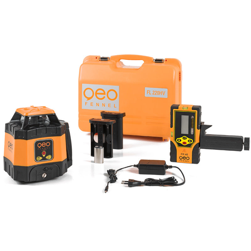 Laser rotatif automatique horizontal et vertical GEO FENNEL FL 220HV & FR45