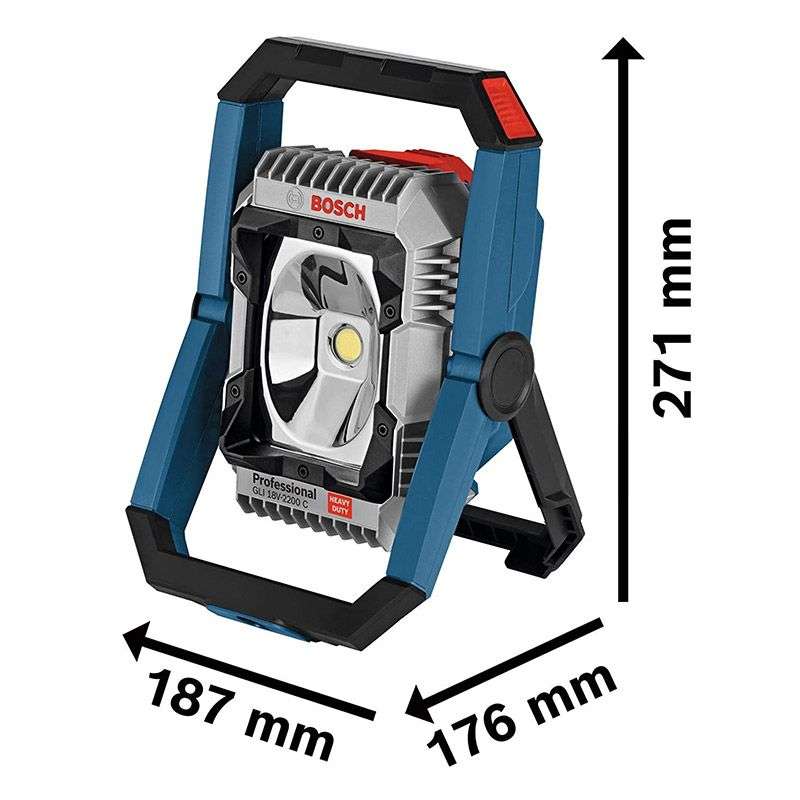 Lampe sans fil BOSCH 0601446501 - GLI 18V-2200 C Professional (Machine Nue)