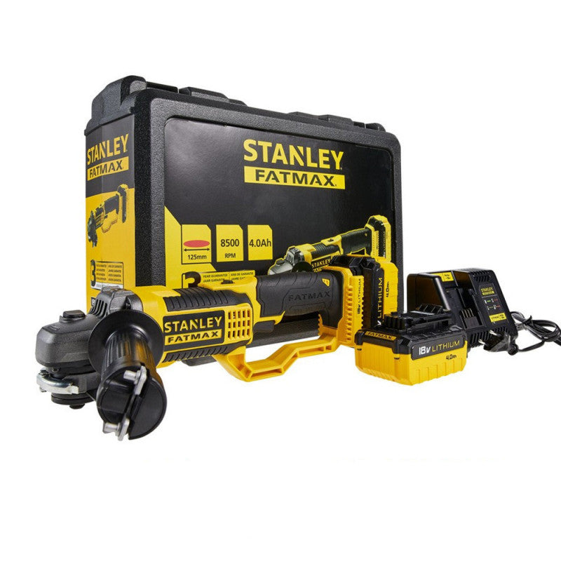 Meuleuse 125mm STANLEY FMC761M2 FATMAX Lithium 18V - 2 batteries 4,0 Ah