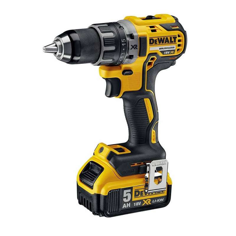 Perceuse-visseuse compact 18V DEWALT DCD791P1-QW avec coffret + 1 batterie 5,0 Ah