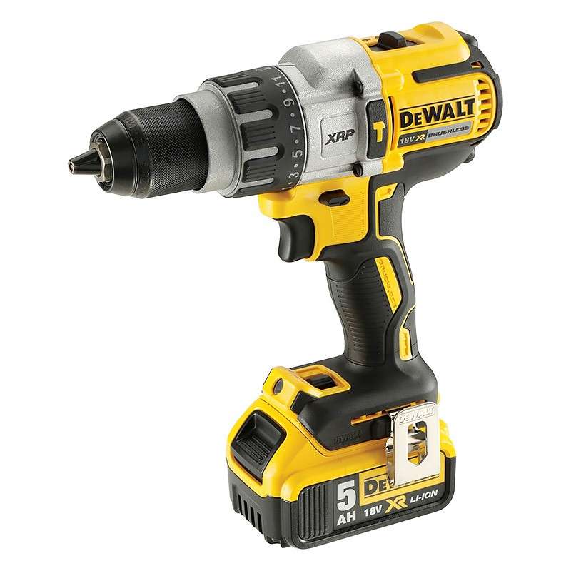 Perceuse-visseuse à percussion 18V DEWALT DCD996P1-QW avec coffret et 1 batterie 5,0 Ah
