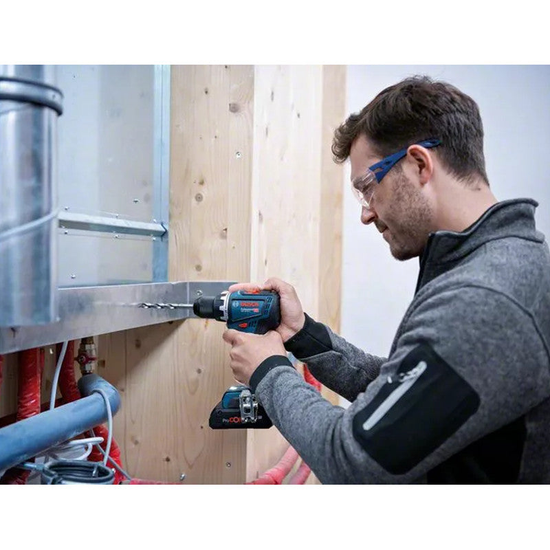 Perceuse - Visseuse sans fil BOSCH GSR 18V-90 C Professionnal + 3 batteries ProCORE 4.0Ah 18V + chargeur en  L-BOXX 0615A5002R