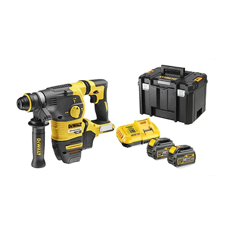 Perforateur SDS-plus 2,8J 54V DEWALT DCH323T2-QW FLEXVOLT Brushless avec coffret et 2 batteries 2Ah/54V