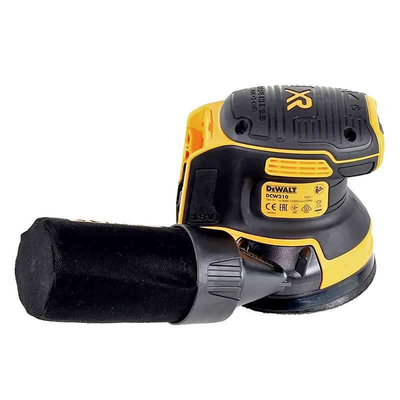 Ponceuse excentrique Ø125mm 18V DEWALT DCW210NT-XJ avec coffret