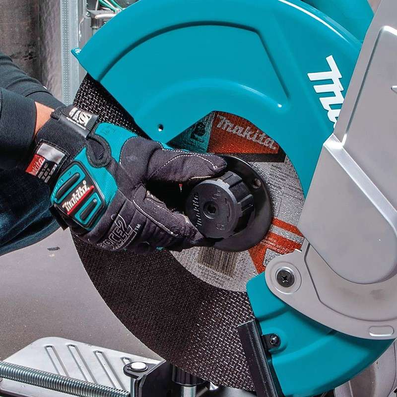 Scie à coupe d'onglet à métaux MAKITA DLW140Z - 36 V (2 x 18 V machine nue) Li-Ion